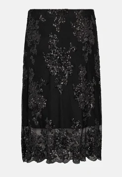 Festkjole med blonde og perlebroderi | Cellbes