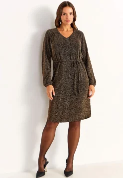 Festkjole med glimmertråde | Cellbes