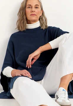 Fintstrikket poncho | Cellbes