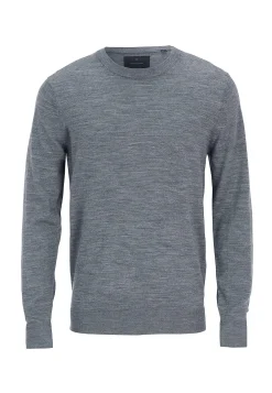 Fintstrikket trøje i merinould