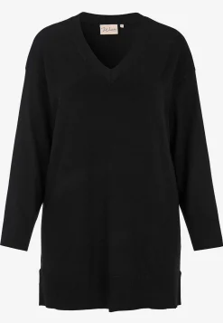 Fintstrikket trøje med v-hals | Cellbes