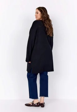 Fintstrikket trøje med v-hals | Cellbes