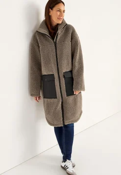 Fleecejakke med høj krave | Cellbes