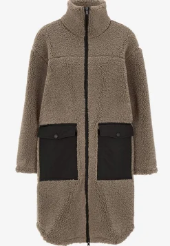 Fleecejakke med høj krave | Cellbes