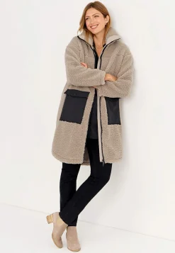 Fleecejakke med høj krave | Cellbes