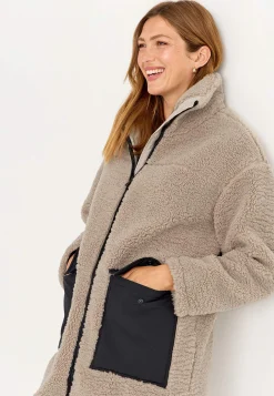 Fleecejakke med høj krave | Cellbes