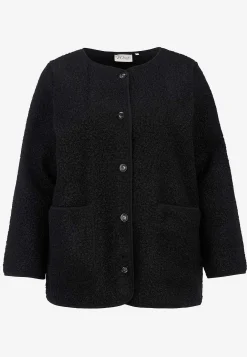 Fleecejakke med tekstureret stof | Cellbes