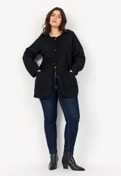 Fleecejakke med tekstureret stof | Cellbes