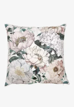 Fløjlspudebetræk med blomstermønster | Cellbes