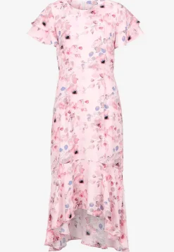 Flæsekjole med sommerfugleærmer