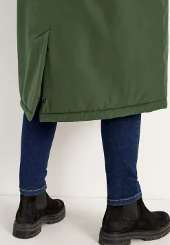 Funktionel, varmt foret, lang parka