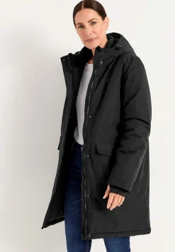 Funktionsjakke med syet hætte