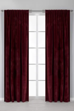 Gardinlængde fløjl 2-pack