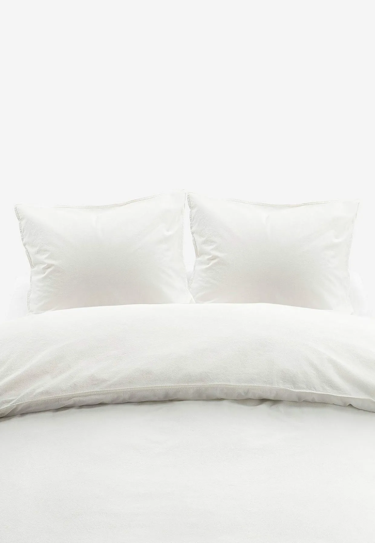 Garnfarvet sengesæt