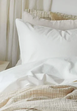 Garnfarvet sengesæt