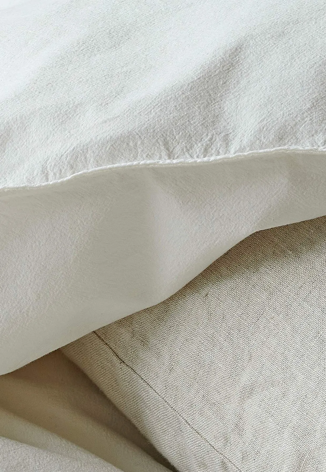 Garnfarvet sengesæt