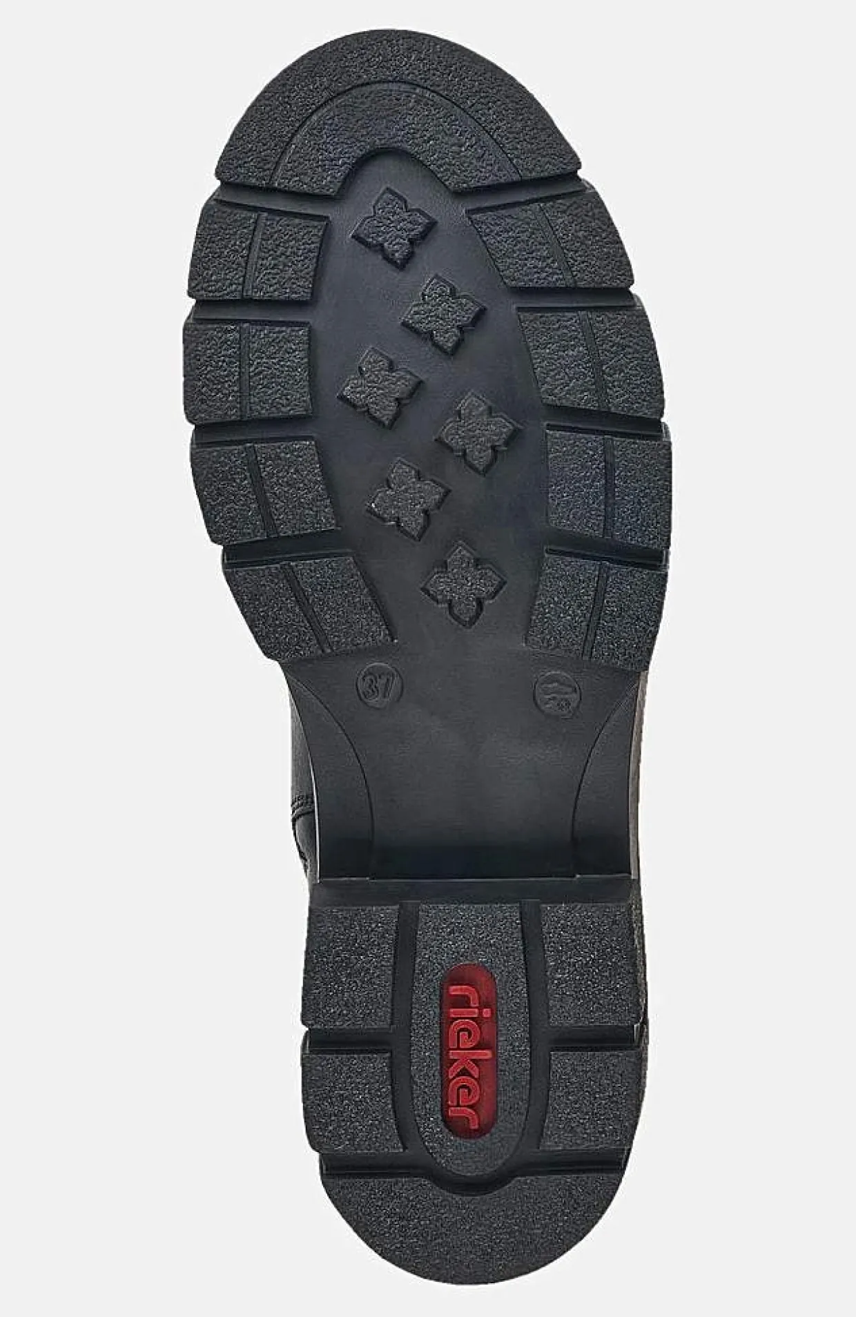 Høj skindstøvle med lynlås