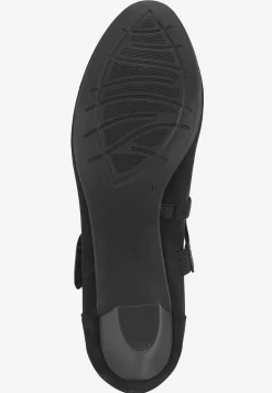 Højhælet sko med remme