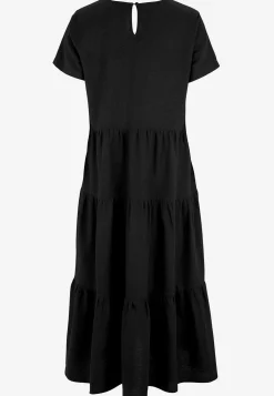 Hørkjole med volanter | Cellbes