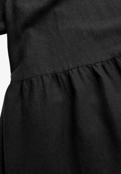 Hørkjole med volanter | Cellbes