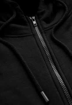 Hættetrøje med lynlås