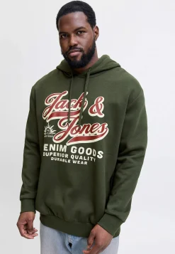 Hættetrøje med tryk