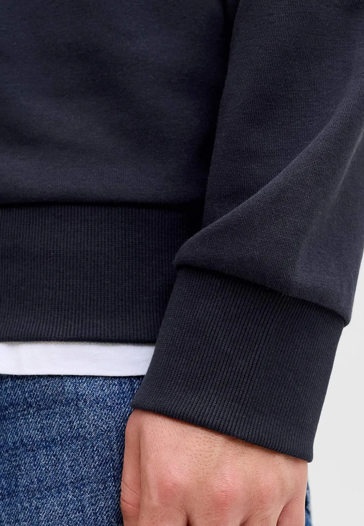 Hættetrøje med tryk