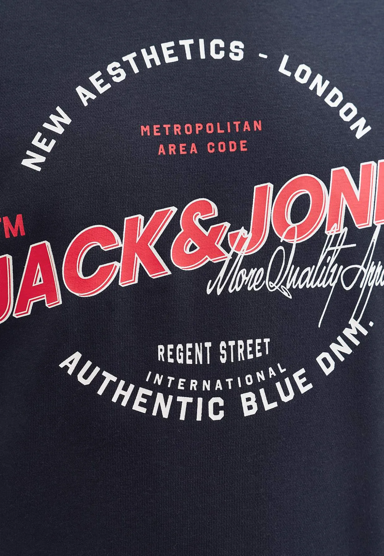 Hættetrøje med tryk