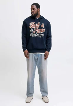 Hættetrøje med tryk