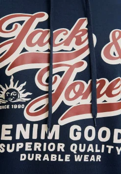 Hættetrøje med tryk