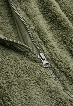 Hyggelig fleecejakke med hætte