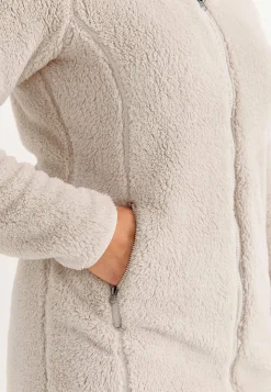 Hyggelig fleecejakke med hætte | Cellbes