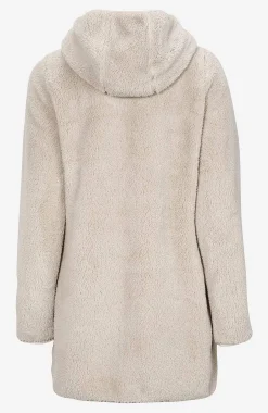 Hyggelig fleecejakke med hætte | Cellbes