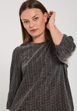 Jacquardvævet kjole med lommer