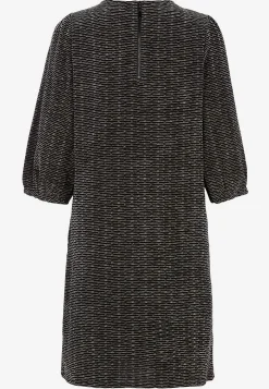 Jacquardvævet kjole med lommer