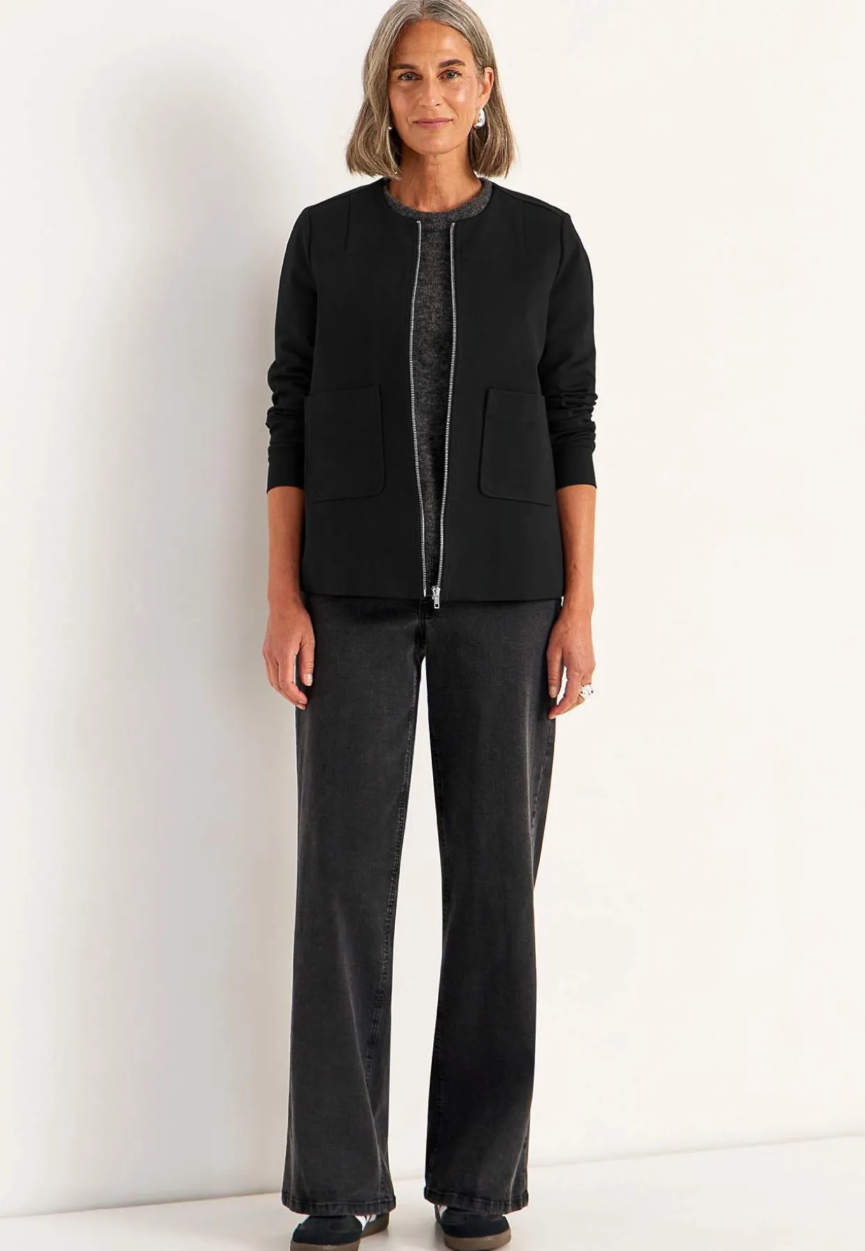 Jakke Premium i Punto di Roma jersey Mona | Cellbes