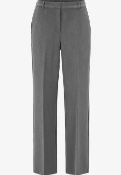 Jakkesætsbukser med pressefold Pia