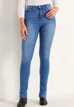 Jeans i denim med superstræk Ella | Cellbes
