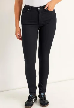 Jeans i denim med superstræk Ella