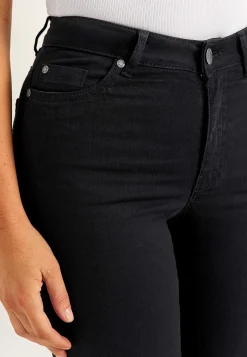 Jeans i denim med superstræk Ella