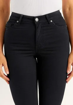 Jeans i denim med superstræk Ella