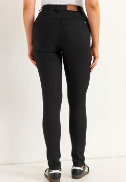 Jeans i denim med superstræk Ella