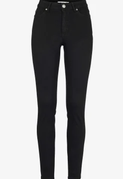 Jeans i denim med superstræk Ella