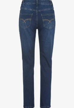 Jeans med elastik i siderne Elsa