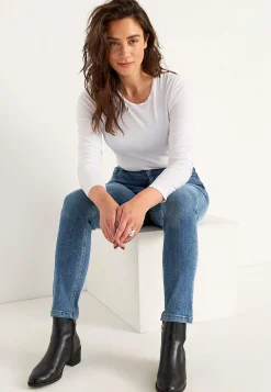 Jeans med elastik i siderne Elsa | Cellbes