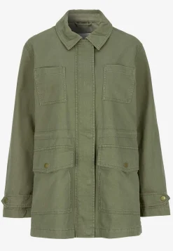 Jeansjakke med lynlås