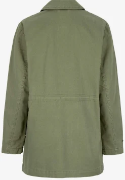 Jeansjakke med lynlås