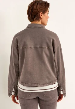 Jeansjakke med stræk