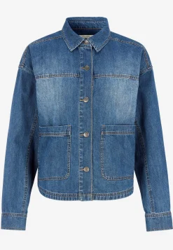Jeansjakke uden stræk