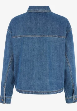 Jeansjakke uden stræk